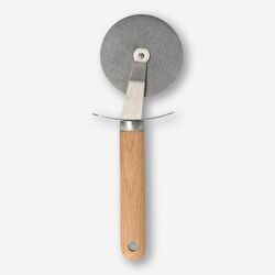 Flying Tiger Copenhagen Kayın Saplı Paslanmaz Çelik Pizza Kesici