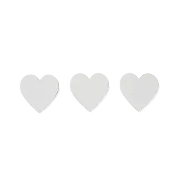 Flying Tiger Copenhagen 3'lü Mini Kalp Kanvas Seti