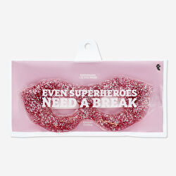 Flying Tiger Copenhagen Parıldayan Pembe Soğutucu Jel Göz Maskesi