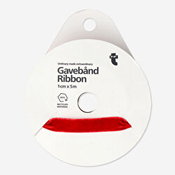 Flying Tiger Copenhagen Kırmızı Kadife Kurdele 5 m