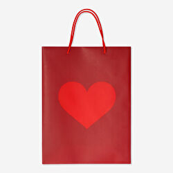 Flying Tiger Copenhagen Kalp Desenli Hediye Çantası