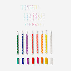 Flying Tiger Copenhagen 8'li Simli Jel Kalem Seti