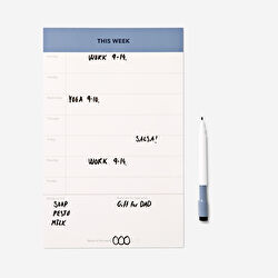 Flying Tiger Copenhagen Mıknatıslı ve Kalemli Haftalık Planlayıcı