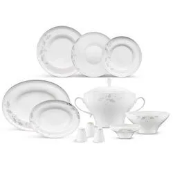 Jumbo Lace Leaf 62 Parça 12 Kişilik Yemek Takımı