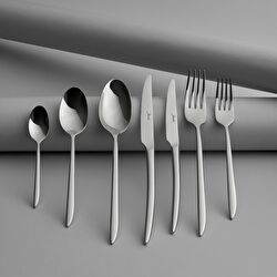 Jumbo 2600 84 Parça 12 Kişilik Çelik Çatal Kaşık Bıçak Takımı