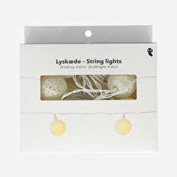 Flying Tiger Copenhagen 20 Adet Bej Renkli Toplu Işık Zinciri