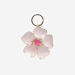 Flying Tiger Copenhagen Büyük Kiraz Çiçeği Şeklinde Açık Pembe Anahtarlık