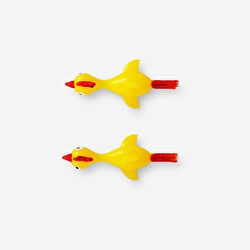 Flying Tiger Copenhagen 2'li Sarı Tavuk Şeklinde Lastik Oyuncak