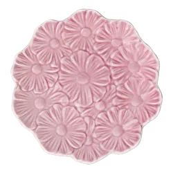 Flying Tiger Copenhagen Küçük Pembe Çiçek Desenli Seramik Tabak