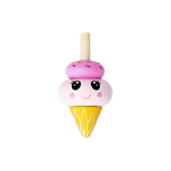 Flying Tiger Copenhagen Ahşap Dondurma Şeklinde Topaç