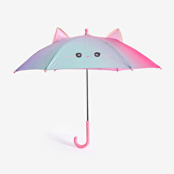 Flying Tiger Copenhagen Kedi Desenli Pembe Çocuk Şemsiyesi