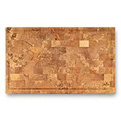 Jumbo Rustik Natural Kesme Tahtası 50x30 cm