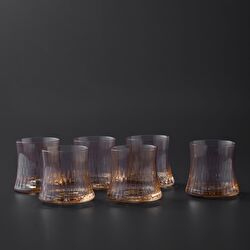 Jumbo Sandy Amber 6'lı Su Bardağı