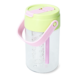 Flying Tiger Copenhagen Askılı Demleme Hazneli Plastik Matara