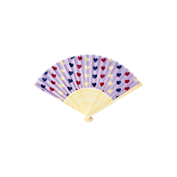 Flying Tiger Copenhagen Kalp Desenli Bambu Yelpaze