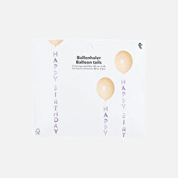 Flying Tiger Copenhagen 6'lı Doğum Günü Balonu Süsü