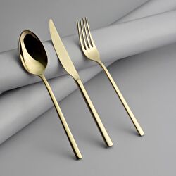 Jumbo 2001 18 Parça 6 Kişilik Yemek Çatal Kaşık Bıçak Takımı