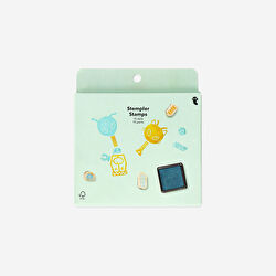 Flying Tiger Copenhagen Kendin Yap Uzaylı Robot Damga Seti