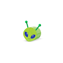 Flying Tiger Copenhagen Yeşil Ahşap Uzaylı Şeklinde 3D Yapboz