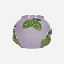 Flying Tiger Copenhagen Limon Desenli Mor Vazo