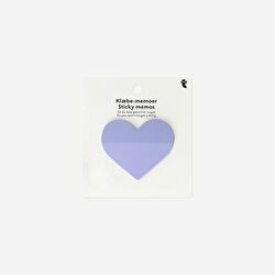 Flying Tiger Copenhagen Mor Kalp Şeklinde Şeffaf Yapışkan Not Kağıdı