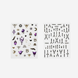 Flying Tiger Copenhagen Gotik Temalı Tırnak Sticker Seti