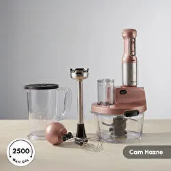 Karaca Mastermaid Prosteel Uzun Blender Ayaklı 6 Bıçaklı Cam Mutfak Robotu 2500W Galaxy Grey