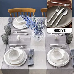 Emsan Evren 18 Parça 6 Kişilik Yemek Takımı