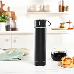 Karaca Thermosteel Nature Bardaklı Çelik Sızdırmaz Termos Haki 500 ml