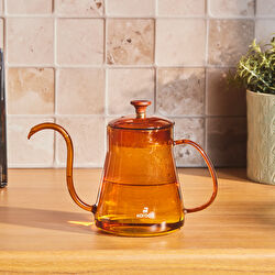 Karaca Martina Borosilikat Cam Coffe Kettle Green 600 ml