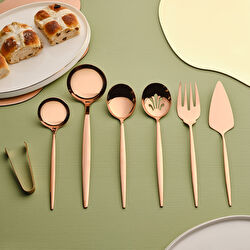 Karaca Orion 7 Parça Shine Gold Servis Seti Kutulu