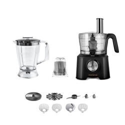 Karaca Mastermaid Power Multifunctional 10 in 1 Mutfak Robotu 2000W Galaxy Grey