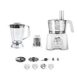 Karaca Mastermaid Power Multifunctional 10 in 1 Mutfak Robotu 2000W Galaxy Grey