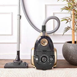 Karaca Vantuz High Force F2 Matte Black Silver Elektrikli Süpürge