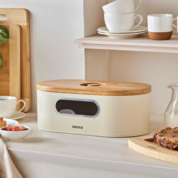 Karaca Stream 2in1 Ekmek Kutusu/Kesme Tahtası Black