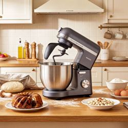 Karaca Mastermaid Chef Pro Çift Kollu Hamur Yoğurma Makinesi Iconic Beige 1500W 5L