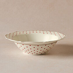 Karaca New Romantic Puantiyeli Kase 17 cm Siyah