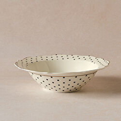 Karaca New Romantic Puantiyeli Kase 17 cm Kırmızı 