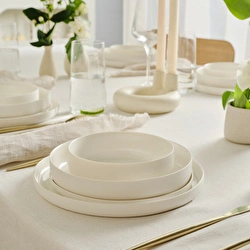 Karaca Earth Collection Finesse 24 Parça 6 Kişilik Yemek Takımı Bej