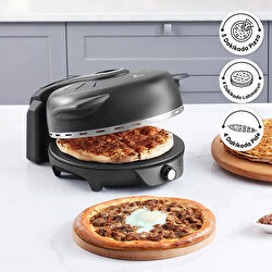 Karaca Gastro 10 in 1 Pizza Pide Lahmacun ve Tandır Ekmeği Makinesi Biodiamond Soft Cream