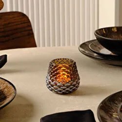 Karaca Home Pinecone Mumluk Kırmızı 7,5x7,5x6,7 cm