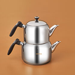 Karaca Asiye Maxi Çaydanlık Takımı Siyah