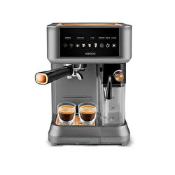 Karaca MyCaffe Barista S10 Entegre Süt Hazneli, Espresso, Latte ve Cappuccino Makinesi Galaxy Grey