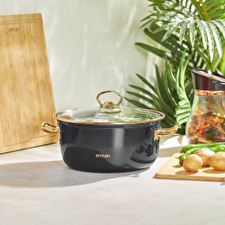 Emsan Nostalji Emaye Krem Kızartma Tenceresi