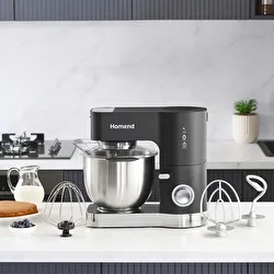 Homend Artfood 3025h Hamur Yoğurma Makinesi Krem 1200W 5,5L