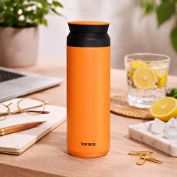 Karaca Rainbow Çelik Sızdırmaz Termos Sarı 350 ml