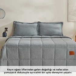 Karaca Home Benji Çift Kişilik Modal Comfort Set Açık Gri