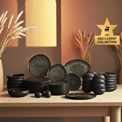 Karaca Red Carpet Earth Collection Galactic 55 Parça 12 Kişilik Yemek Takımı Beyaz