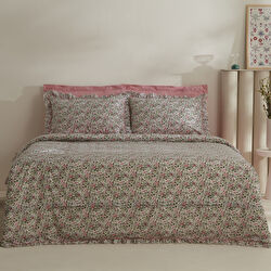 Karaca Home Minay 52 tel %100 Pamuk Çift Kişilik Nevresim Takımı Mavi