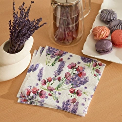 Karaca Home Bellis 20'li Çiçek Desenli Kağıt Peçete